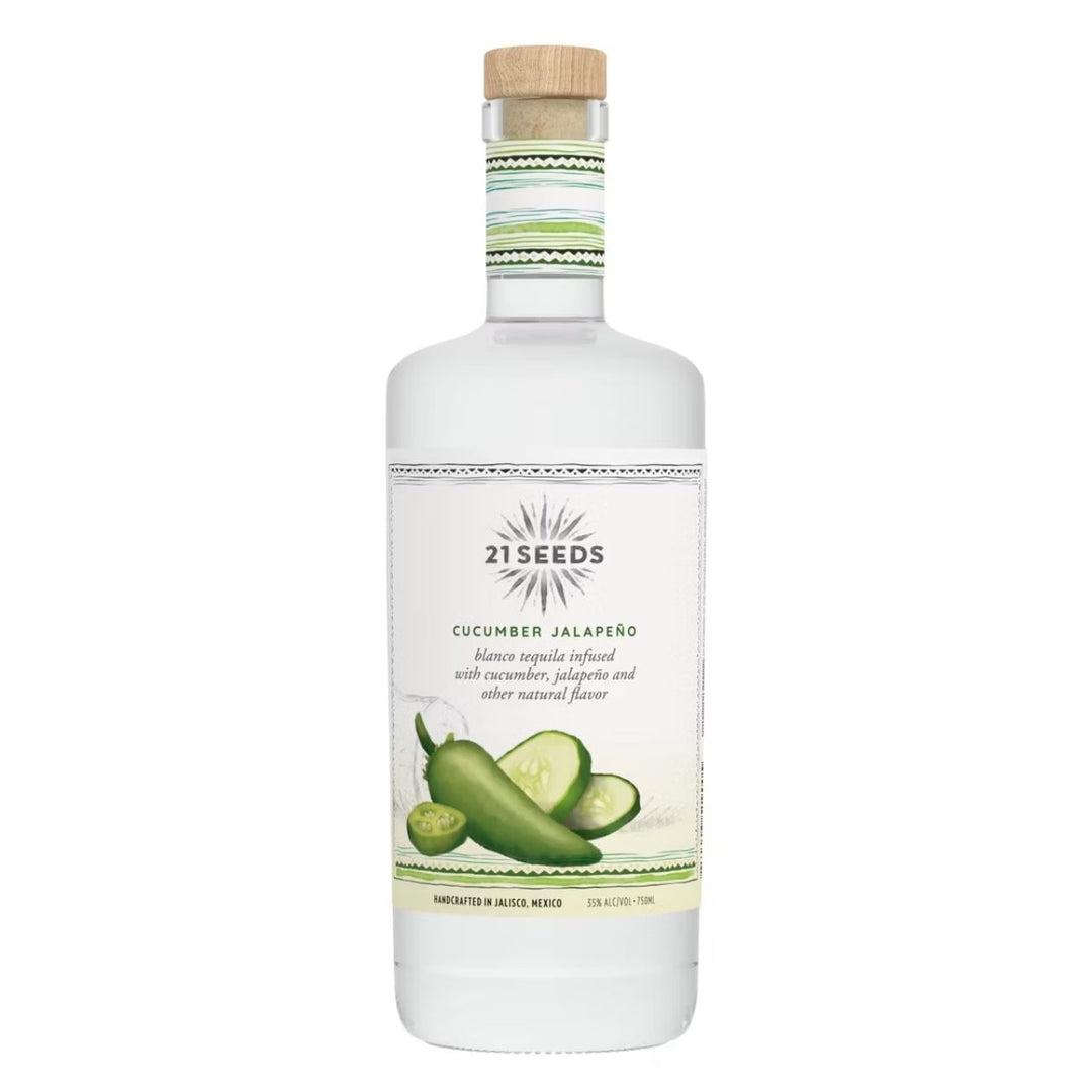 21 Seeds Cucumber Jalapeno Infused Blanco Tequila 750ml