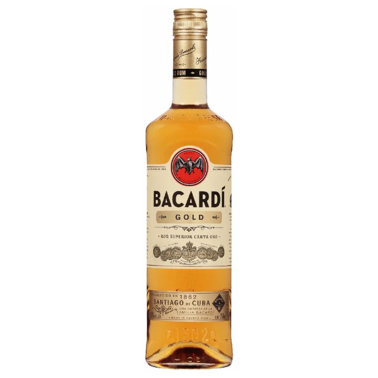 Bacardi Gold Rum 750ml