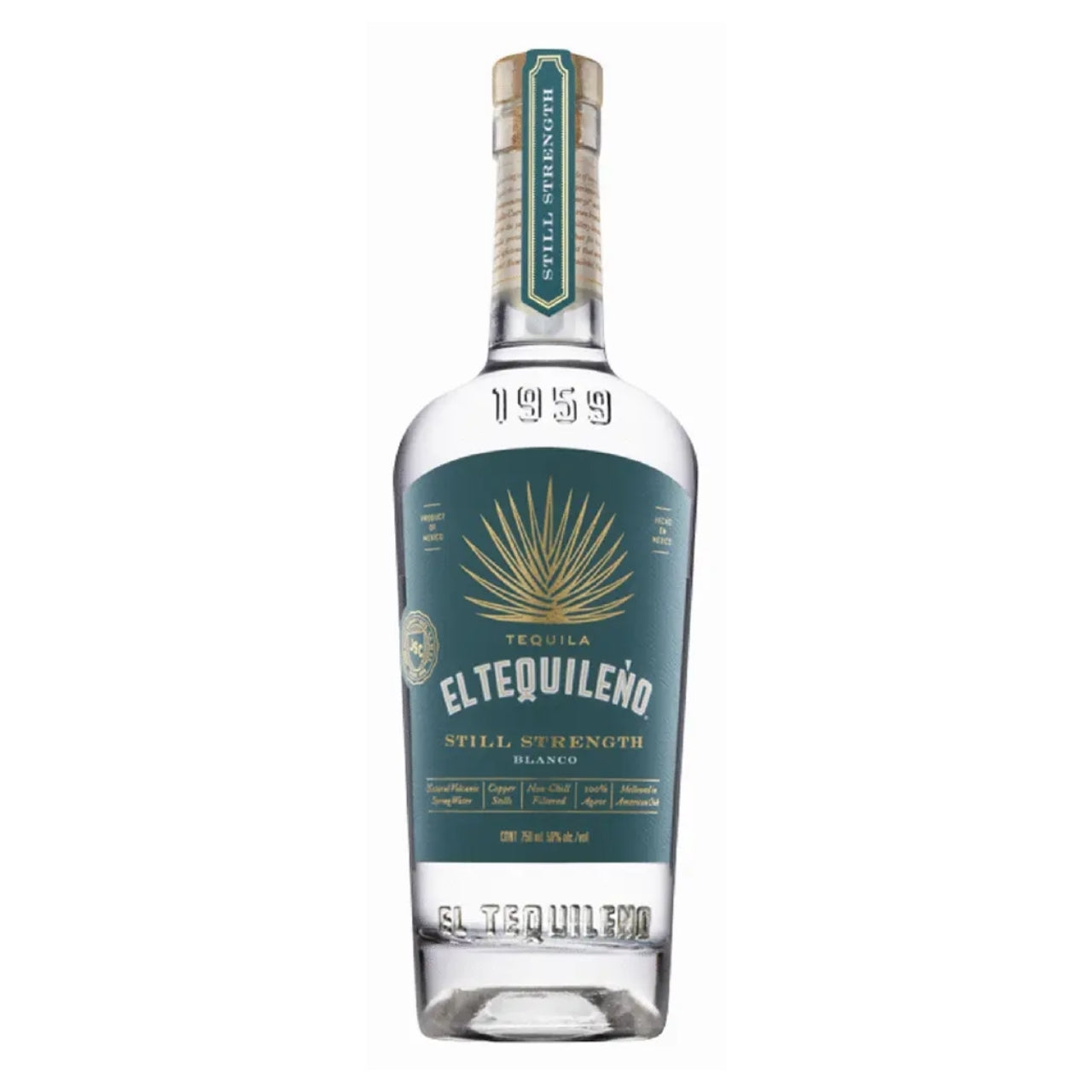 El Tequileno Still Strength Blanco Tequila 750ml